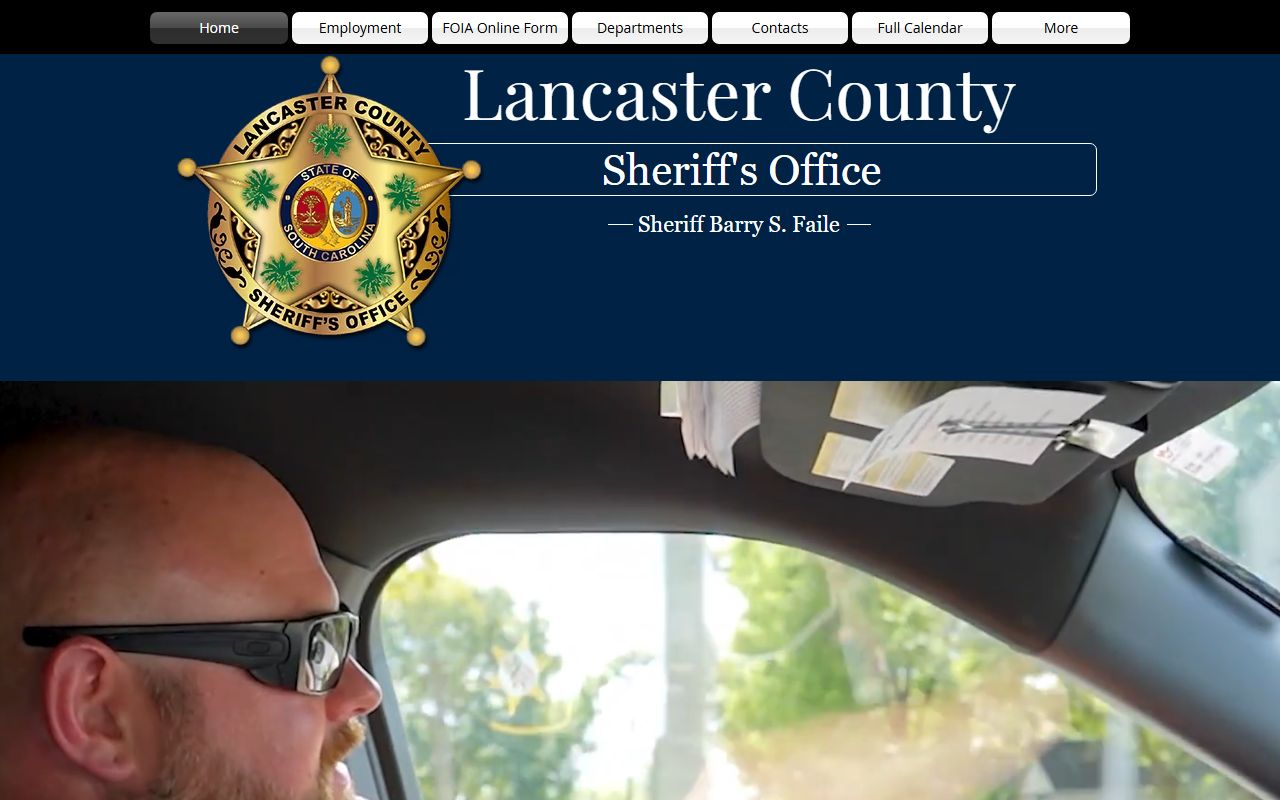 Lancaster County arrest records Sheriff's Office homepage