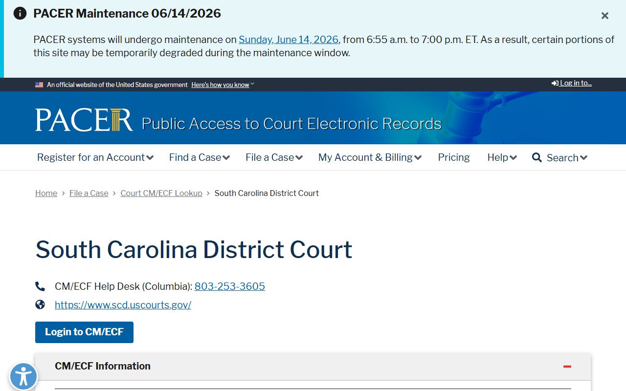 Lancaster County Circuit Court records PACER court lookup