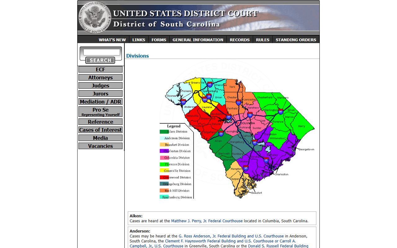 Lancaster County Circuit Court records Rock Hill federal division
