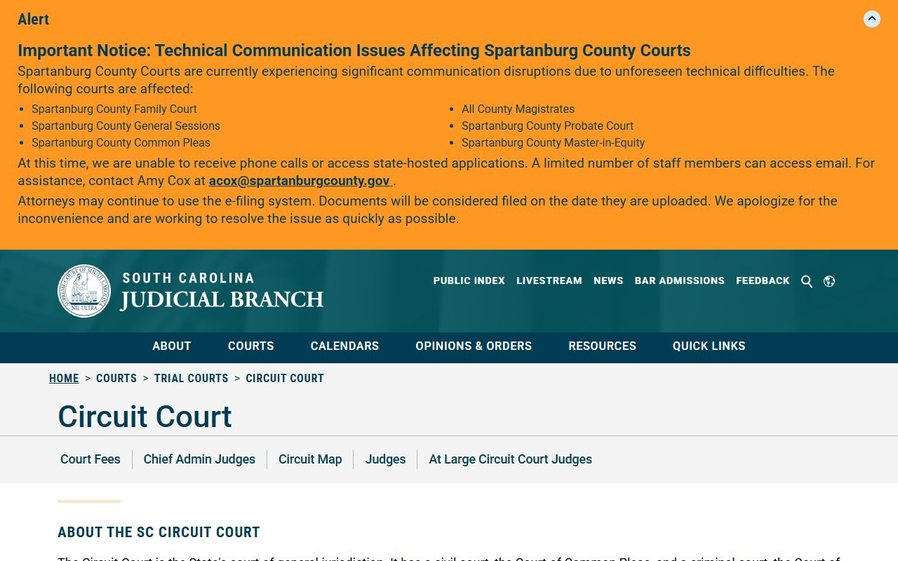 Lancaster County court records Circuit Court overview