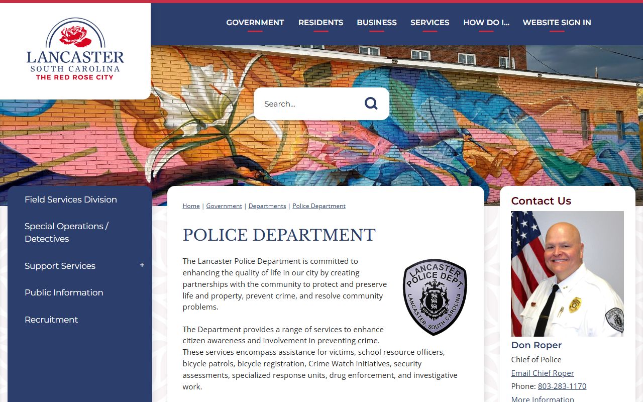 Lancaster County inmate records Lancaster Police Department public information