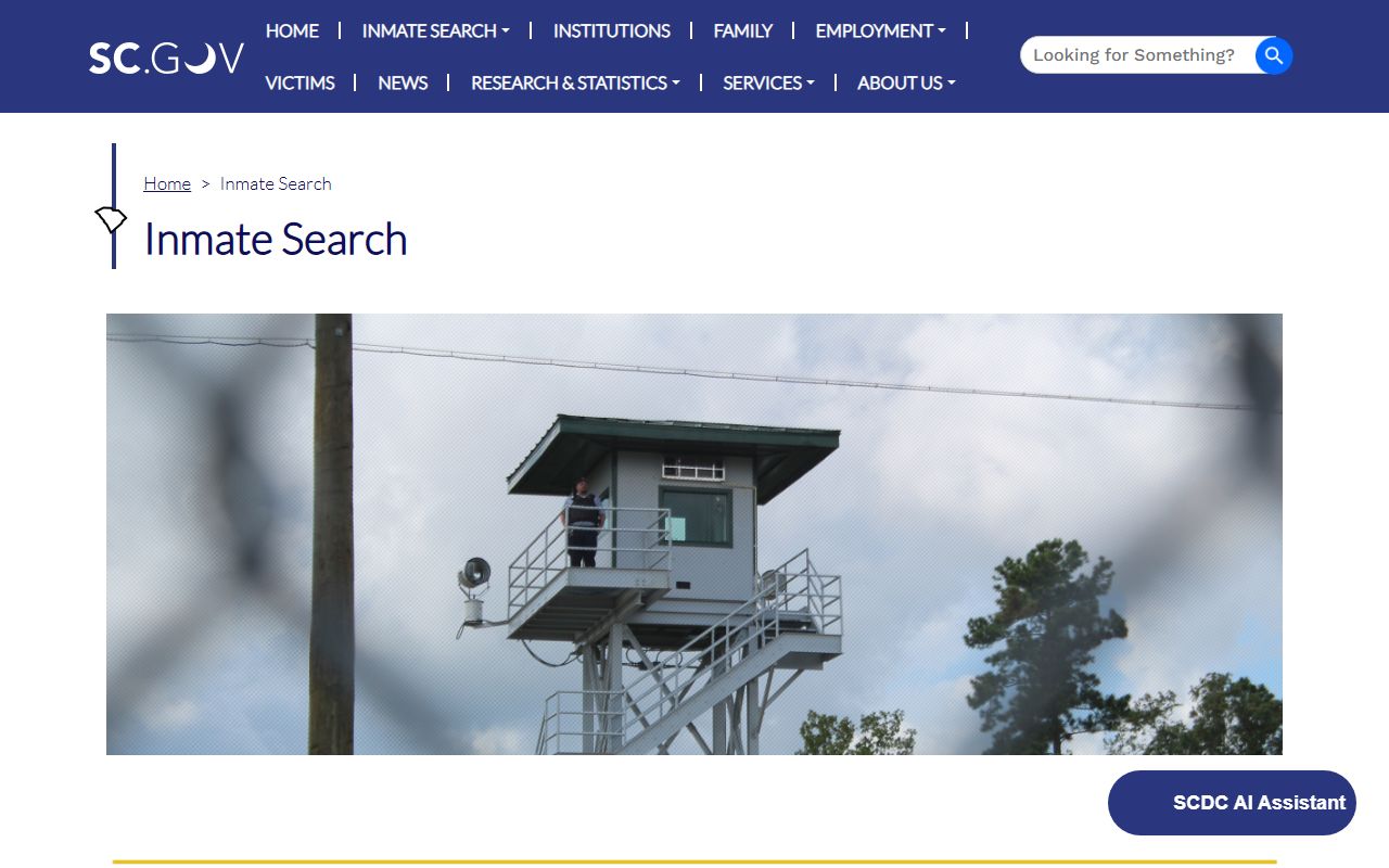 Lancaster County inmate records SCDC inmate search disclaimer